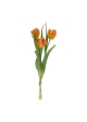 Mazzo di tulipani artificiali RT arancione 40 cm