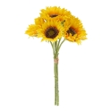 Mazzo di girasoli artificiali gialli 40 cm