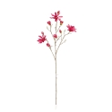 Branche di Magnolia Giapponese Artificiale 89cm Cerise
