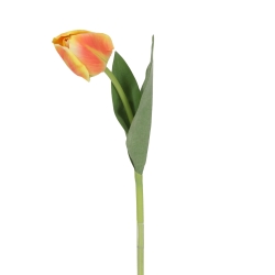 Ramo di Tulipano Artificiale 48cm Arancione