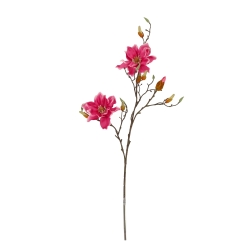 Ramo di Magnolia Artificiale 84cm Viola