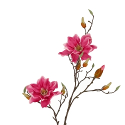 Ramo di Magnolia Artificiale 84cm Viola