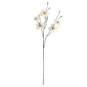 Ramo di Magnolia Artificiale 83cm Crema