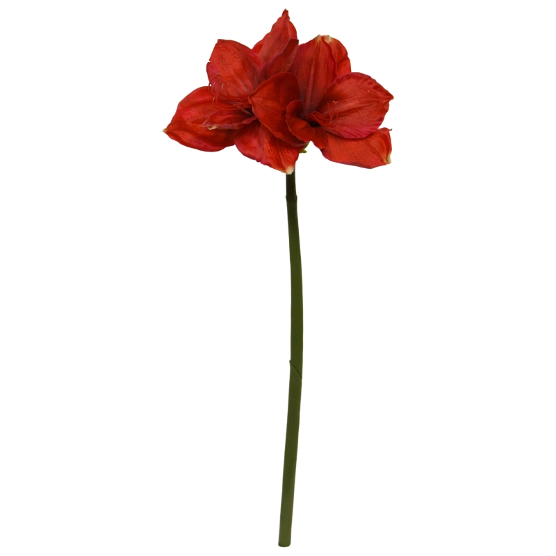 Fiore artificiale Amaryllis 67cm Rosso