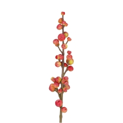 Spruzzo di Bacche Artificiale 88cm Rossa-Verde