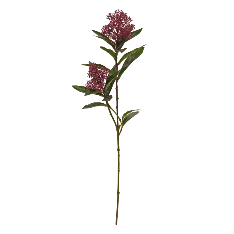 Skimmia Ramo artificiale 70 cm Borgogna