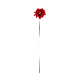 Gerbera Vanda Artificiale 48cm Rossa