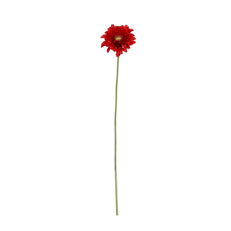 Gerbera Vanda Artificiale 48cm Rossa