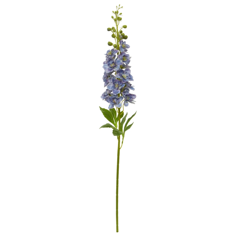 Delphinium fiore artificiale 86cm blu