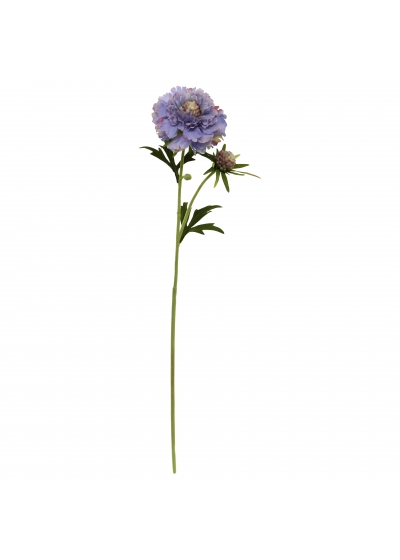 Scabiosa Fiore Artificiale 57cm Blu