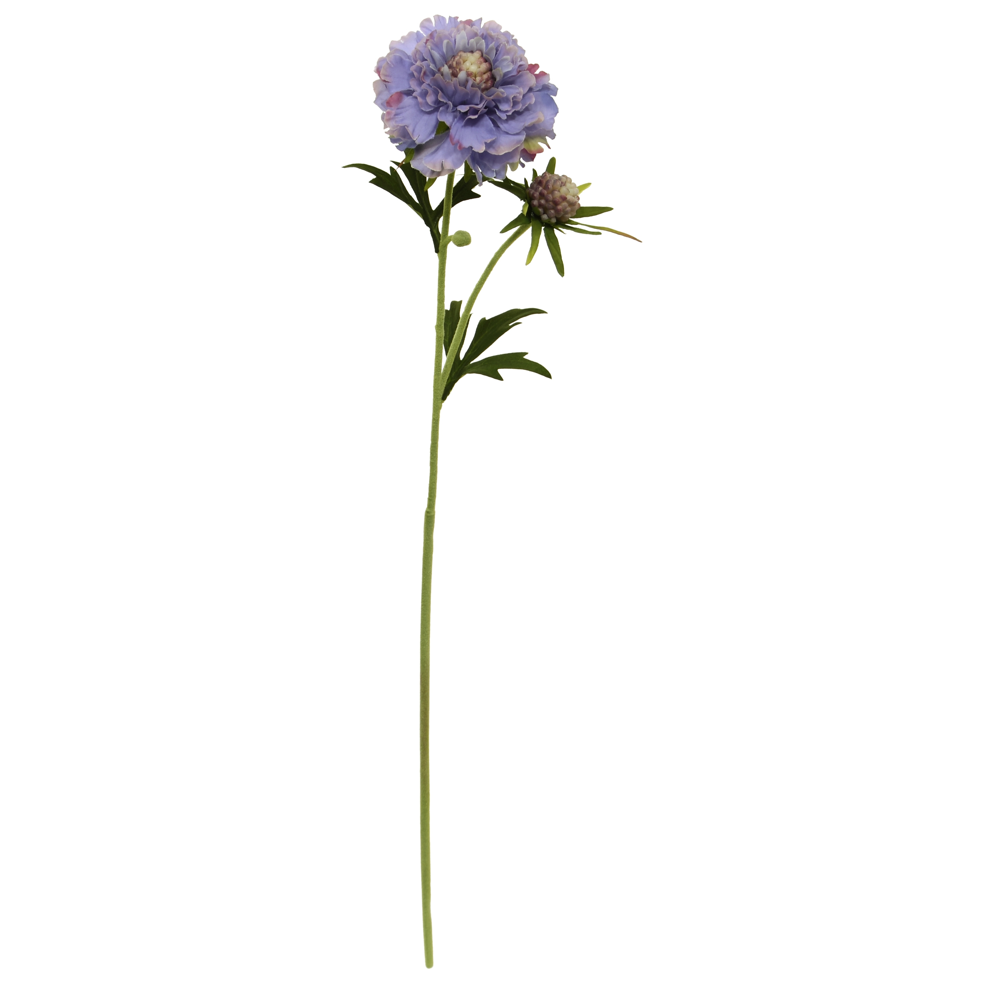 Scabiosa Fiore Artificiale 57cm Blu