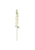Ramo di delphinium Deluxe 100 cm - bianco
