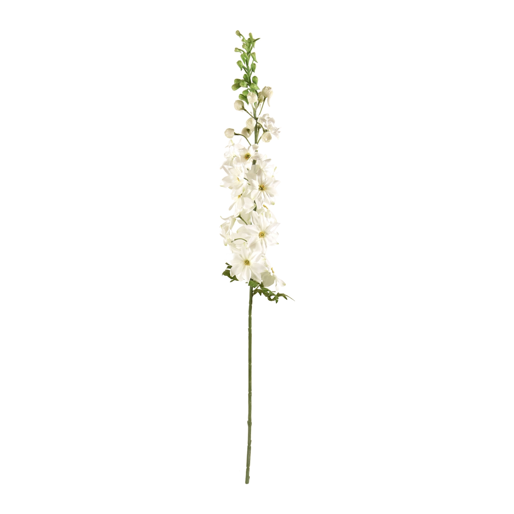 Ramo di delphinium Deluxe 100 cm - bianco