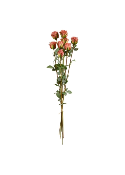 Pacchetto di rose artificiali x8 70 cm rosa