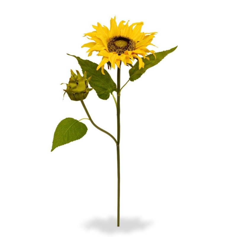 Ramo artificiale di girasole M Deluxe 55 cm