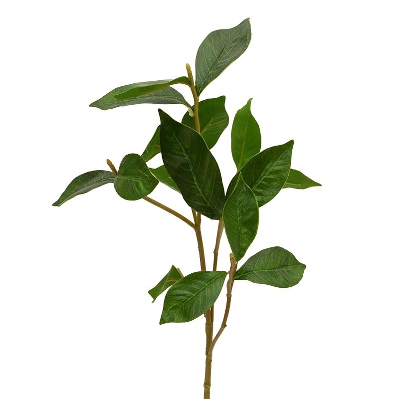 Gardenia Ramo di foglie artificiali 60 cm