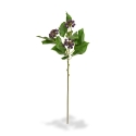 Ramo di agrifoglio artificiale giapponese 60 cm blu