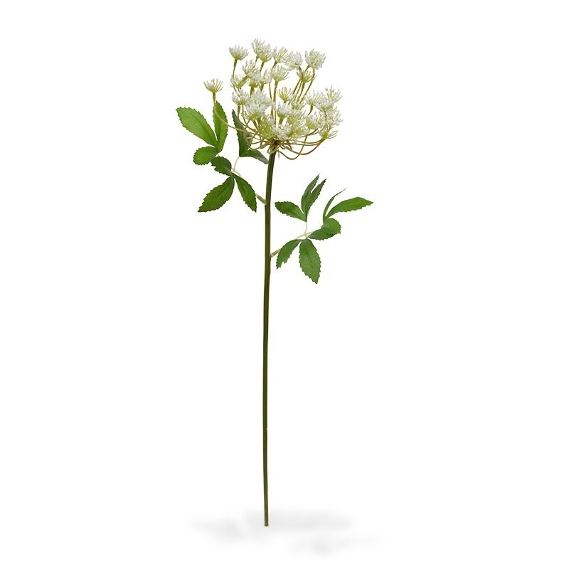 Ramo artificiale di aneto 55 cm crema