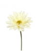 Gerbera artificiale a stelo 60 cm crema