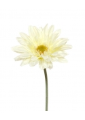 Gerbera artificiale a stelo 60 cm crema