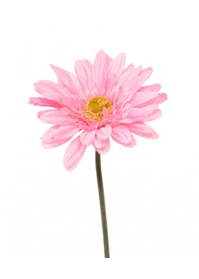 Gerbera artificiale a stelo 60 cm rosa