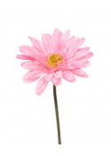 Gerbera artificiale a stelo 60 cm rosa