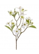 Ramo artificiale di corniolo 50 cm crema