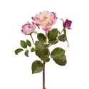 Ramo di rosa artificiale 50 cm fucsia