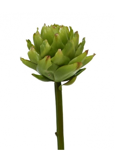 Fiore artificiale a stelo di carciofo 60 cm