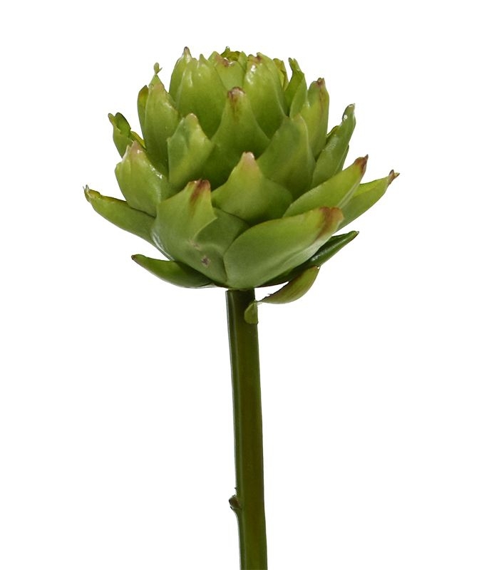 Fiore artificiale a stelo di carciofo 60 cm