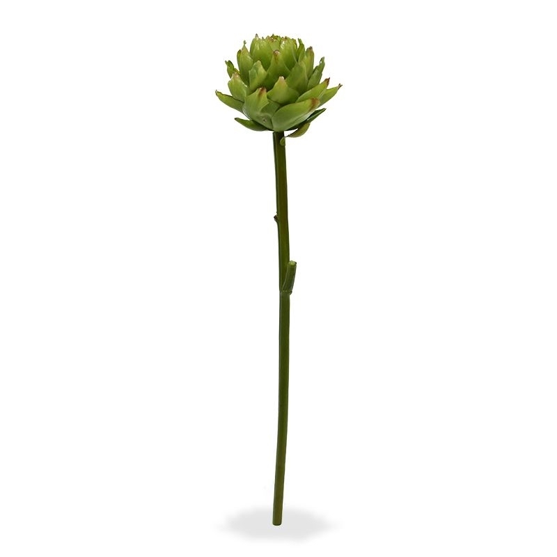 Fiore artificiale a stelo di carciofo 60 cm
