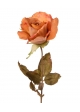 Ramo di rosa artificiale Alice 60 cm arancione