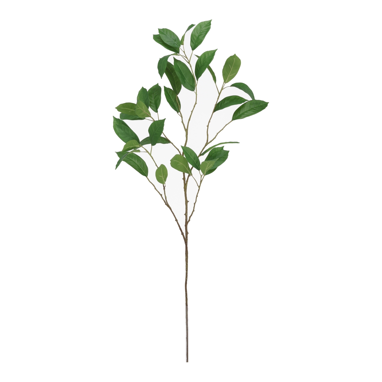 Ramo di foglie di magnolia artificiale verde 115 cm