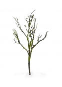 Ramo di legno artificiale deluxe con muschio 70 cm