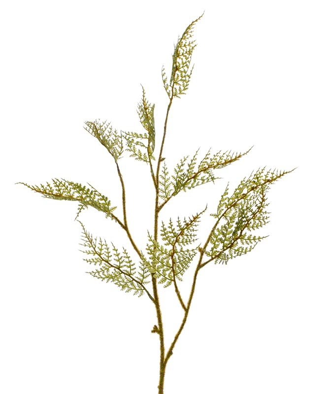 Ramo artificiale di felce in pelle 90 cm