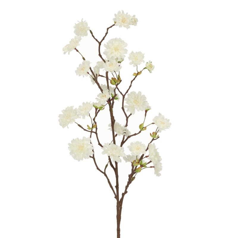 Branche in Fiore Artificiale 110cm Crema