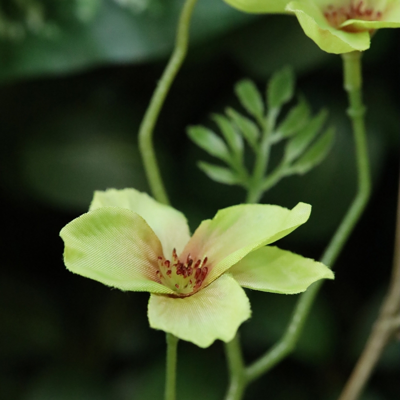 Ramo di fiori artificiale Nigra verde 90 cm