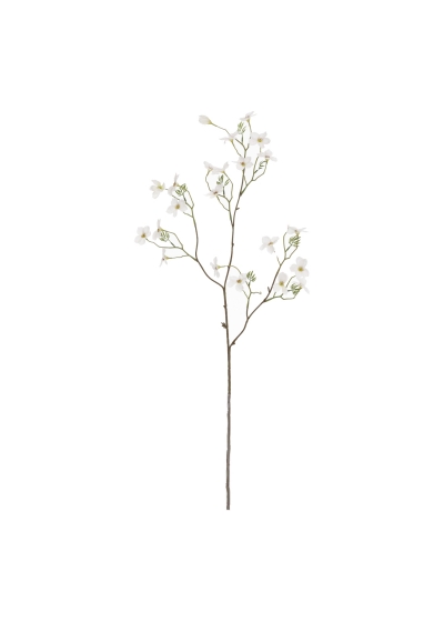 Ramo di fiori artificiale Nigra crema 90 cm