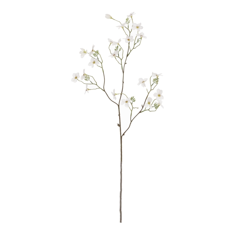 Ramo di fiori artificiale Nigra crema 90 cm