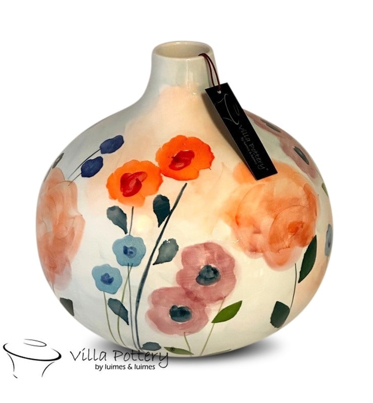 Vaso Lillibet fiori misti 25x27cm
