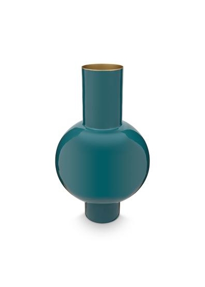 Pip Studio Vaso Metallo Medio Verde Scuro 24x40cm