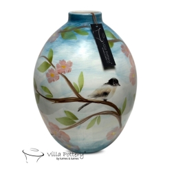 Vaso Blossom 19x29cm blu