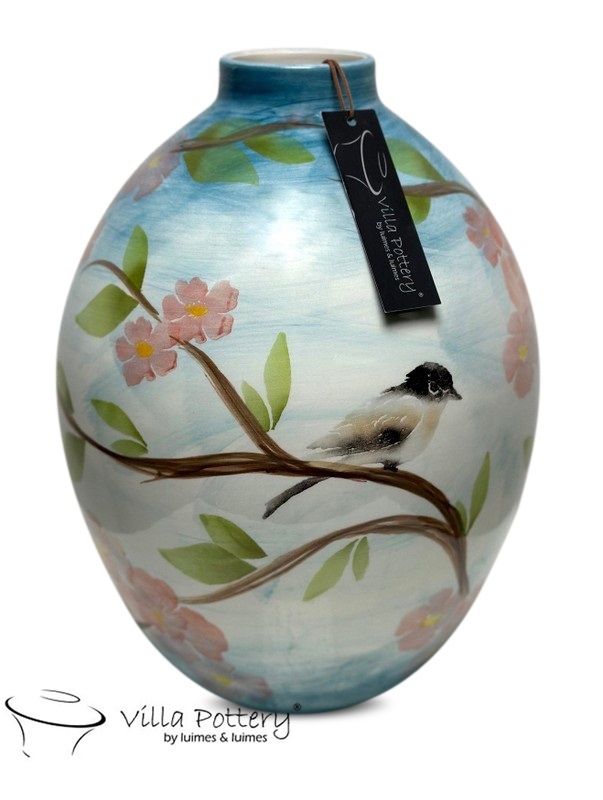 Vaso Blossom 19x29cm blu