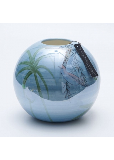 Vaso Magic Ball Palma 20x20x19cm blu