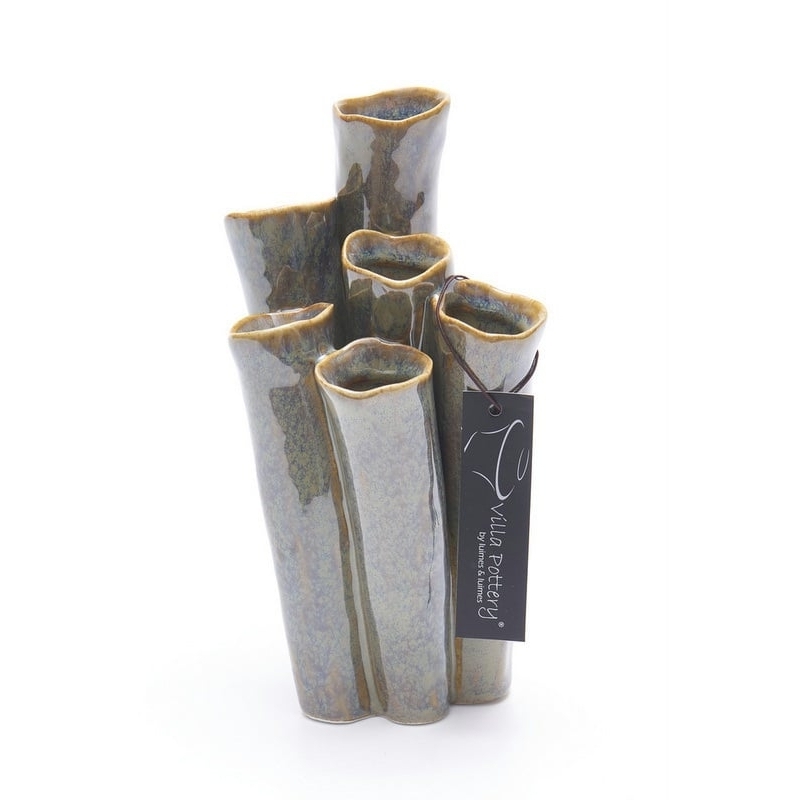 Vaso New Juul porcellana 10x20cm blu