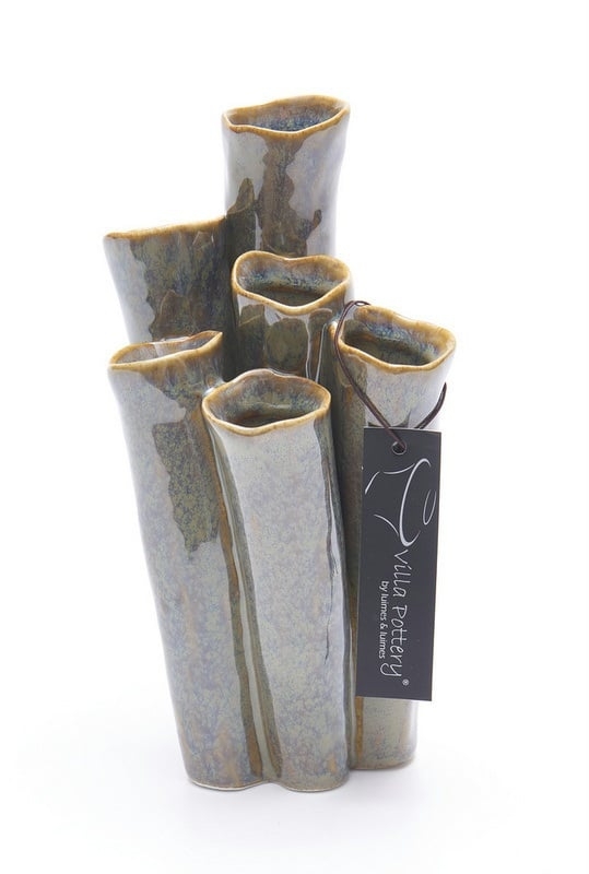 Vaso New Juul porcellana 10x20cm blu