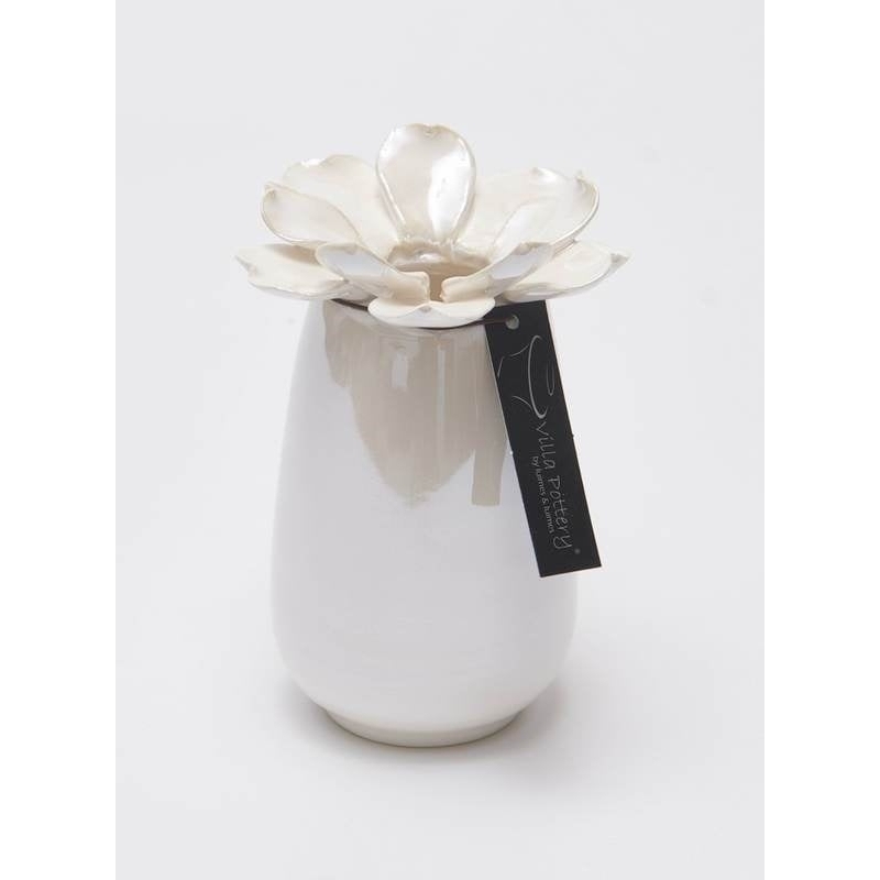 Vaso Madelief porcellana 8x13cm bianco