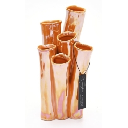 Vaso New Juul porcellana 13x25cm arancione