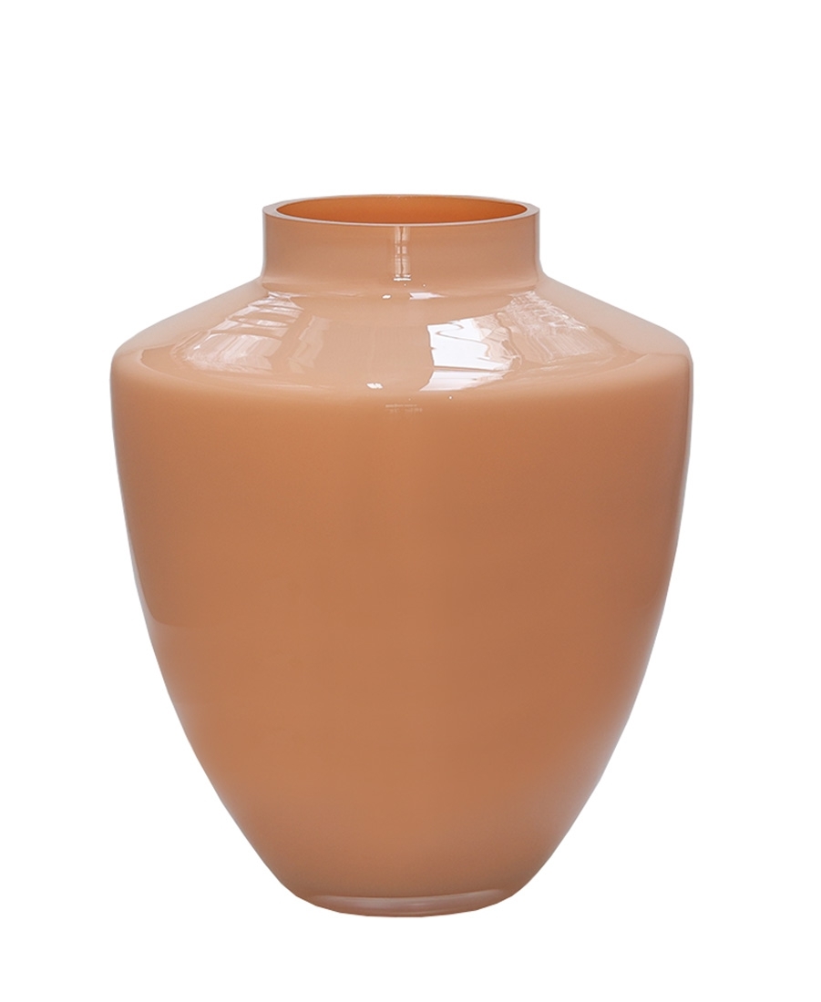 Vase Tugela S pastel peach D24 x H29 cm