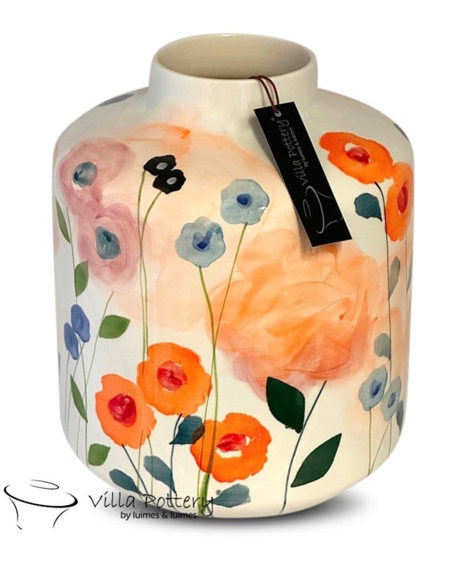 Vaso Lillibet fiori misti 19x25cm